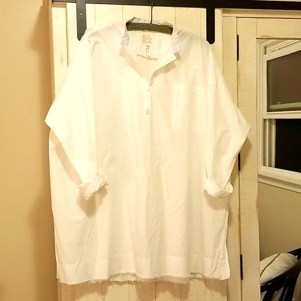 HANNOH WESSEL White button blouse sz38